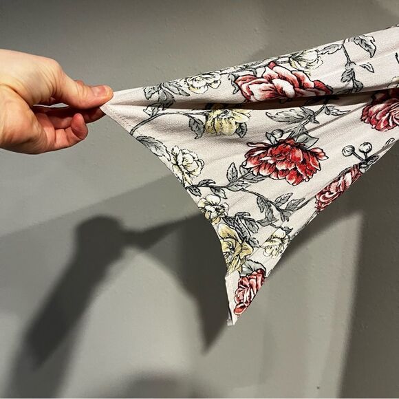 Off shoulder cottagecore floral loose fit dress with straps NWT - Picture 5 of 13